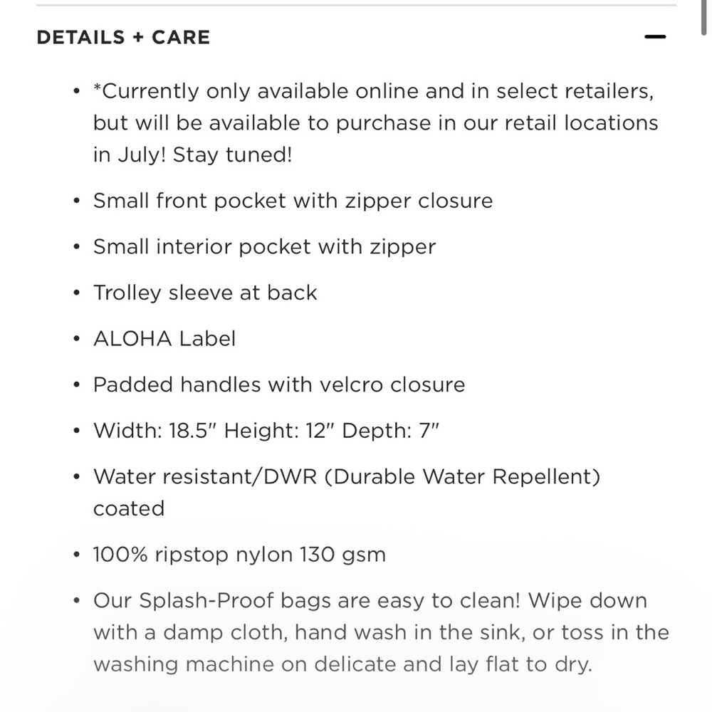 ALOHA Keep it Light Weekender Bag - Picture 8 of 8